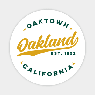 Vintage Oakland California Oaktown USA Love American City Magnet